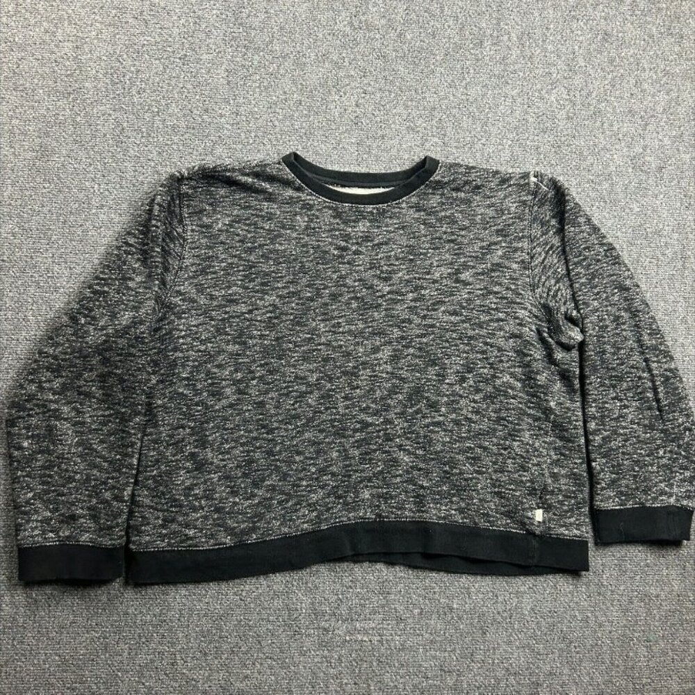 Obey Propaganda Sweatshirt Womens XXL Gray Knit Speckled 2XL Casual 100% Cotton
